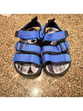 Andrew Charles by Andy Hilfiger Hugo-T Toddler Sport Sandals Blue Camo 5